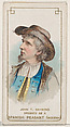 John T. Raymond Dressed as a Modern Spanish Peasant, from the set Actors and Actresses, First Series (N70) for Duke brand cigarettes, W. Duke, Sons & Co. American, Commercial color lithograph
