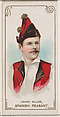 Henry Miller as Spanish Peasant, from the set Actors and Actresses, Second Series (N71) for Duke brand cigarettes, W. Duke, Sons & Co. American, Commercial color lithograph