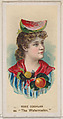Rose Coghlan as "The Watermelon," from the series Fancy Dress Ball Costumes (N73) for Duke brand cigarettes, W. Duke, Sons & Co. American, Commercial color lithograph