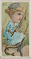 Gar Fish, from the series Fishers and Fish (N74) for Duke brand cigarettes, Knapp & Company American, Commercial color lithograph