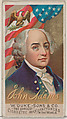 John Adams, from the series Great Americans (N76) for Duke brand cigarettes, W. Duke, Sons & Co.  American, Commercial color lithograph