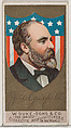 James A. Garfield, from the series Great Americans (N76) for Duke brand cigarettes, W. Duke, Sons & Co.  American, Commercial color lithograph