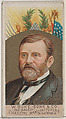 Ulysses S. Grant, from the series Great Americans (N76) for Duke brand cigarettes, W. Duke, Sons & Co. American, Commercial color lithograph