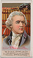 Alexander Hamilton, from the series Great Americans (N76) for Duke brand cigarettes, W. Duke, Sons & Co.  American, Commercial color lithograph