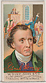 Patrick Henry, from the series Great Americans (N76) for Duke brand cigarettes, W. Duke, Sons & Co. American, Commercial color lithograph