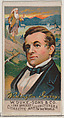 Washington Irving, from the series Great Americans (N76) for Duke brand cigarettes, W. Duke, Sons & Co.  American, Commercial color lithograph