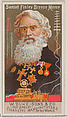 Samuel Finley Breese Morse, from the series Great Americans (N76) for Duke brand cigarettes, W. Duke, Sons & Co.  American, Commercial color lithograph