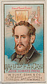 John Howard Payne, from the series Great Americans (N76) for Duke brand cigarettes, W. Duke, Sons & Co.  American, Commercial color lithograph