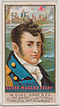 Oliver Hazard Perry, from the series Great Americans (N76) for Duke brand cigarettes, W. Duke, Sons & Co.  American, Commercial color lithograph