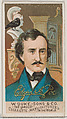 Edgar Allan Poe, from the series Great Americans (N76) for Duke brand cigarettes, W. Duke, Sons & Co. American, Commercial color lithograph