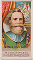 Captain John Smith, from the series Great Americans (N76) for Duke brand cigarettes, W. Duke, Sons & Co. American, Commercial color lithograph