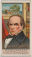 Daniel Webster, from the series Great Americans (N76) for Duke brand cigarettes, W. Duke, Sons & Co. American, Commercial color lithograph