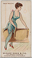 Saddle Vaulting, from the Gymnastic Exercises series (N77) for Duke brand cigarettes, W. Duke, Sons & Co.  American, Commercial color lithograph