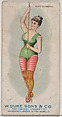 Rope Climbing, from the Gymnastic Exercises series (N77) for Duke brand cigarettes, W. Duke, Sons & Co. American, Commercial color lithograph