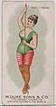Rope Climbing, from the Gymnastic Exercises series (N77) for Duke brand cigarettes, W. Duke, Sons & Co.  American, Commercial color lithograph