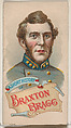 A Short History of General Braxton Bragg, from the Histories of Generals series of booklets (N78) for Duke brand cigarettes, W. Duke, Sons & Co.  American, Commercial color lithograph