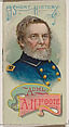 A Short History of Admiral Andrew Hult Foote, from the Histories of Generals series of booklets (N78) for Duke brand cigarettes, W. Duke, Sons & Co. American, Commercial color lithograph