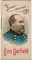 A Short History of General James Abram Garfield, from the Histories of Generals series of booklets (N78) for Duke brand cigarettes, W. Duke, Sons & Co.  American, Commercial color lithograph