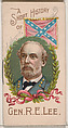 A Short History of General Robert E. Lee, from the Histories of Generals series of booklets (N78) for Duke brand cigarettes, W. Duke, Sons & Co. American, Commercial color lithograph