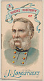 A Short History of General James Longstreet, from the Histories of Generals series of booklets (N78) for Duke brand cigarettes, W. Duke, Sons & Co. American, Commercial color lithograph