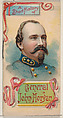 A Short History of General John Hunt Morgan, from the Histories of Generals series of booklets (N78) for Duke brand cigarettes, W. Duke, Sons & Co. American, Commercial color lithograph