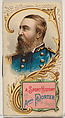 A Short History of Admiral David D. Porter, from the Histories of Generals series of booklets (N78) for Duke brand cigarettes, W. Duke, Sons & Co.  American, Commercial color lithograph