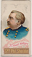 A Short History of General Philip Henry Sheridan, from the Histories of Generals series of booklets (N78) for Duke brand cigarettes, W. Duke, Sons & Co.  American, Commercial color lithograph
