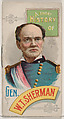 A Short History of General William Tecumseh Sherman, from the Histories of Generals series of booklets (N78) for Duke brand cigarettes, W. Duke, Sons & Co. American, Commercial color lithograph