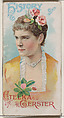 History of Etelka Gerster, from the Histories of Poor Boys and Famous People series of booklets (N79) for Duke brand cigarettes, W. Duke, Sons & Co. American, Commercial color lithograph