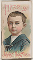 History of Josef Hoffman, from the Histories of Poor Boys and Famous People series of booklets (N79) for Duke brand cigarettes, W. Duke, Sons & Co. American, Commercial color lithograph