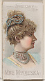 History of Helena Modjeska, from the Histories of Poor Boys and Famous People series of booklets (N79) for Duke brand cigarettes, W. Duke, Sons & Co.  American, Commercial color lithograph