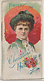 History of Christine Nilsson, from the Histories of Poor Boys and Famous People series of booklets (N79) for Duke brand cigarettes, W. Duke, Sons & Co.  American, Commercial color lithograph