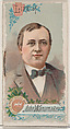 Life of John Wanamaker, from the Histories of Poor Boys and Famous People series of booklets (N79) for Duke brand cigarettes, W. Duke, Sons & Co.  American, Commercial color lithograph