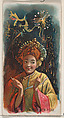 Chinese New Year, from the Holidays series (N80) for Duke brand cigarettes, W. Duke, Sons & Co.  American, Commercial color lithograph