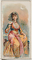 The Nile Bride, Egypt, from the Holidays series (N80) for Duke brand cigarettes, W. Duke, Sons & Co.  American, Commercial color lithograph