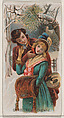 Christmas, England, from the Holidays series (N80) for Duke brand cigarettes, W. Duke, Sons & Co.  American, Commercial color lithograph