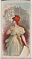 14th of July, France, from the Holidays series (N80) for Duke brand cigarettes, W. Duke, Sons & Co.  American, Commercial color lithograph