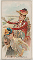 Grand Prix, France, from the Holidays series (N80) for Duke brand cigarettes, W. Duke, Sons & Co.  American, Commercial color lithograph