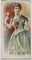 New Year's Day, United States, from the Holidays series (N80) for Duke brand cigarettes, W. Duke, Sons & Co.  American, Commercial color lithograph