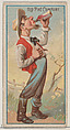 Old Pint Comfort, from the Jokes series (N87) for Duke brand cigarettes, W. Duke, Sons & Co. American, Commercial color lithograph