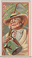 A Garden Party, from the Jokes series (N87) for Duke brand cigarettes, W. Duke, Sons & Co. American, Commercial color lithograph