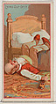Lying Out of It, from the Jokes series (N87) for Duke brand cigarettes, W. Duke, Sons & Co. American, Commercial color lithograph
