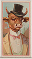 Dressed Beef, from the Jokes series (N87) for Duke brand cigarettes, W. Duke, Sons & Co. American, Commercial color lithograph