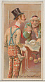 Everything Goes, from the Jokes series (N87) for Duke brand cigarettes, W. Duke, Sons & Co. American, Commercial color lithograph