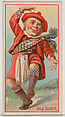 Hopscotch, from the Jokes series (N87) for Duke brand cigarettes, W. Duke, Sons & Co. American, Commercial color lithograph