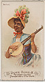 Banjo, from the Musical Instruments series (N82) for Duke brand cigarettes, W. Duke, Sons & Co.  American, Commercial color lithograph