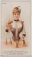 Bells, from the Musical Instruments series (N82) for Duke brand cigarettes, W. Duke, Sons & Co.  American, Commercial color lithograph