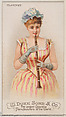 Clarinet, from the Musical Instruments series (N82) for Duke brand cigarettes, W. Duke, Sons & Co.  American, Commercial color lithograph