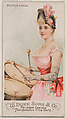 Kettle Drum, from the Musical Instruments series (N82) for Duke brand cigarettes, W. Duke, Sons & Co.  American, Commercial color lithograph