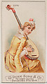 Lute, from the Musical Instruments series (N82) for Duke brand cigarettes, W. Duke, Sons & Co.  American, Commercial color lithograph